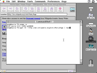 A/UX screenshot