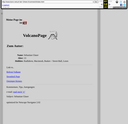Archived homepage from 1997